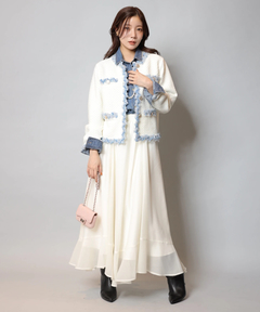 Apuweiser-riche(アプワイザー・リッシェ) |MIXブレードニットジャケット