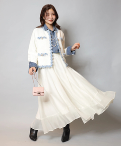 Apuweiser-riche(アプワイザー・リッシェ) |MIXブレードニットジャケット