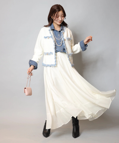 Apuweiser-riche(アプワイザー・リッシェ) |MIXブレードニットジャケット