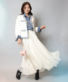 Apuweiser-riche(アプワイザー・リッシェ) |MIXブレードニットジャケット