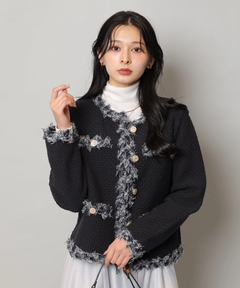 Apuweiser-riche(アプワイザー・リッシェ) |MIXブレードニットジャケット