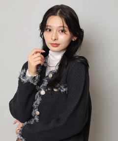 Apuweiser-riche(アプワイザー・リッシェ) |MIXブレードニットジャケット