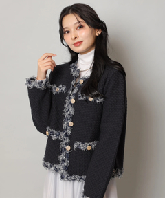 Apuweiser-riche(アプワイザー・リッシェ) |MIXブレードニットジャケット