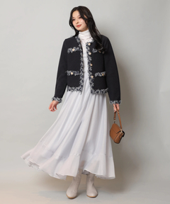 Apuweiser-riche(アプワイザー・リッシェ) |MIXブレードニットジャケット