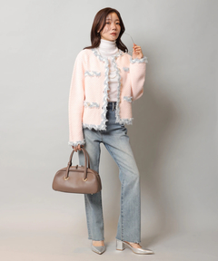 Apuweiser-riche(アプワイザー・リッシェ) |MIXブレードニットジャケット