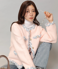 Apuweiser-riche(アプワイザー・リッシェ) |MIXブレードニットジャケット