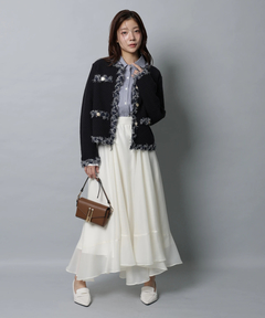 Apuweiser-riche(アプワイザー・リッシェ) |MIXブレードニットジャケット