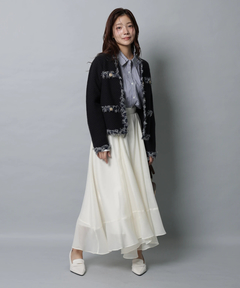 Apuweiser-riche(アプワイザー・リッシェ) |MIXブレードニットジャケット