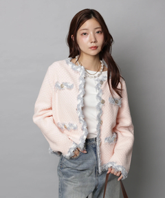 Apuweiser-riche(アプワイザー・リッシェ) |MIXブレードニットジャケット