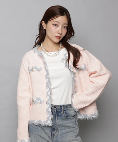 Apuweiser-riche(アプワイザー・リッシェ) |MIXブレードニットジャケット