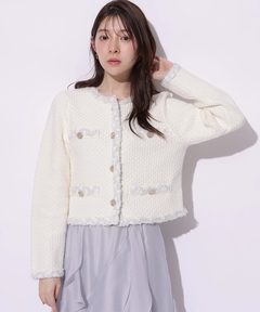 Apuweiser-riche(アプワイザー・リッシェ) |MIXブレードニットジャケット