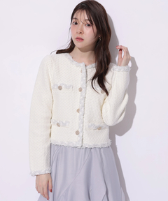 Apuweiser-riche(アプワイザー・リッシェ) |MIXブレードニットジャケット