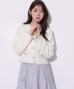 Apuweiser-riche(アプワイザー・リッシェ) |MIXブレードニットジャケット