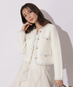 Apuweiser-riche(アプワイザー・リッシェ) |MIXブレードニットジャケット