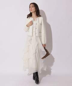 Apuweiser-riche(アプワイザー・リッシェ) |MIXブレードニットジャケット