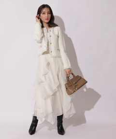 Apuweiser-riche(アプワイザー・リッシェ) |MIXブレードニットジャケット