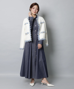 Apuweiser-riche(アプワイザー・リッシェ) |MIXブレードニットジャケット