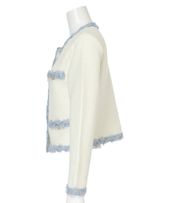 Apuweiser-riche(アプワイザー・リッシェ) |MIXブレードニットジャケット