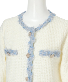 Apuweiser-riche(アプワイザー・リッシェ) |MIXブレードニットジャケット