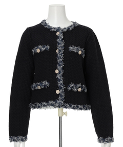 Apuweiser-riche(アプワイザー・リッシェ) |MIXブレードニットジャケット