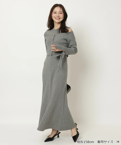 Apuweiser-riche(アプワイザー・リッシェ) |リボンカーデワンピースset