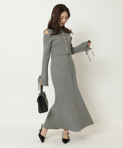 Apuweiser-riche(アプワイザー・リッシェ) |リボンカーデワンピースset