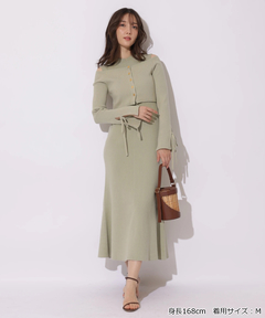 Apuweiser-riche(アプワイザー・リッシェ) |リボンカーデワンピースset