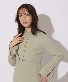 Apuweiser-riche(アプワイザー・リッシェ) |リボンカーデワンピースset