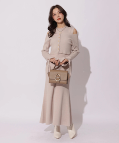 Apuweiser-riche(アプワイザー・リッシェ) |リボンカーデワンピースset