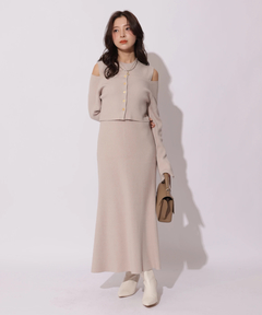 Apuweiser-riche(アプワイザー・リッシェ) |リボンカーデワンピースset