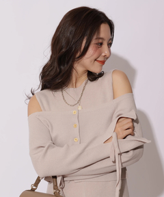 Apuweiser-riche(アプワイザー・リッシェ) |リボンカーデワンピースset