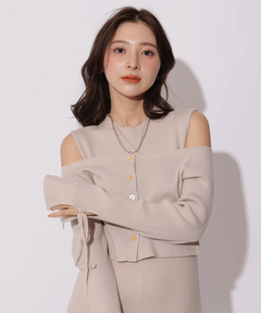 Apuweiser-riche(アプワイザー・リッシェ) |リボンカーデワンピースset