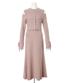 Apuweiser-riche(アプワイザー・リッシェ) |リボンカーデワンピースset