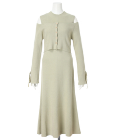 Apuweiser-riche(アプワイザー・リッシェ) |リボンカーデワンピースset