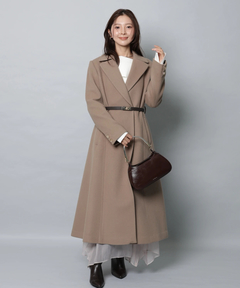 Apuweiser-riche(アプワイザー・リッシェ) |ベルト付ロングチェスターコート