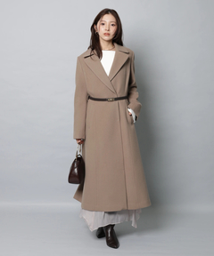 Apuweiser-riche(アプワイザー・リッシェ) |ベルト付ロングチェスターコート