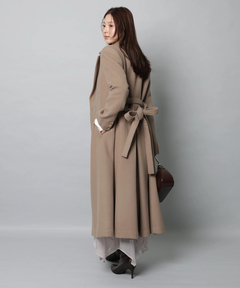 Apuweiser-riche(アプワイザー・リッシェ) |ベルト付ロングチェスターコート