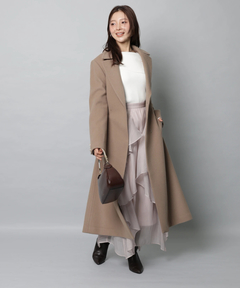 Apuweiser-riche(アプワイザー・リッシェ) |ベルト付ロングチェスターコート