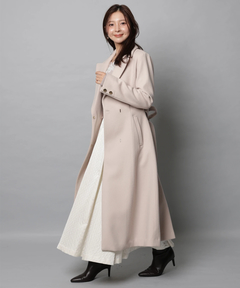 Apuweiser-riche(アプワイザー・リッシェ) |ベルト付ロングチェスターコート