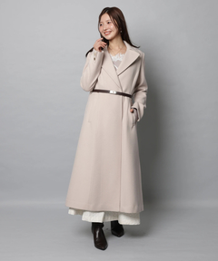 Apuweiser-riche(アプワイザー・リッシェ) |ベルト付ロングチェスターコート