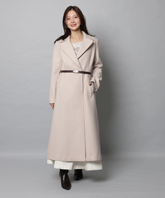 Apuweiser-riche(アプワイザー・リッシェ) |ベルト付ロングチェスターコート