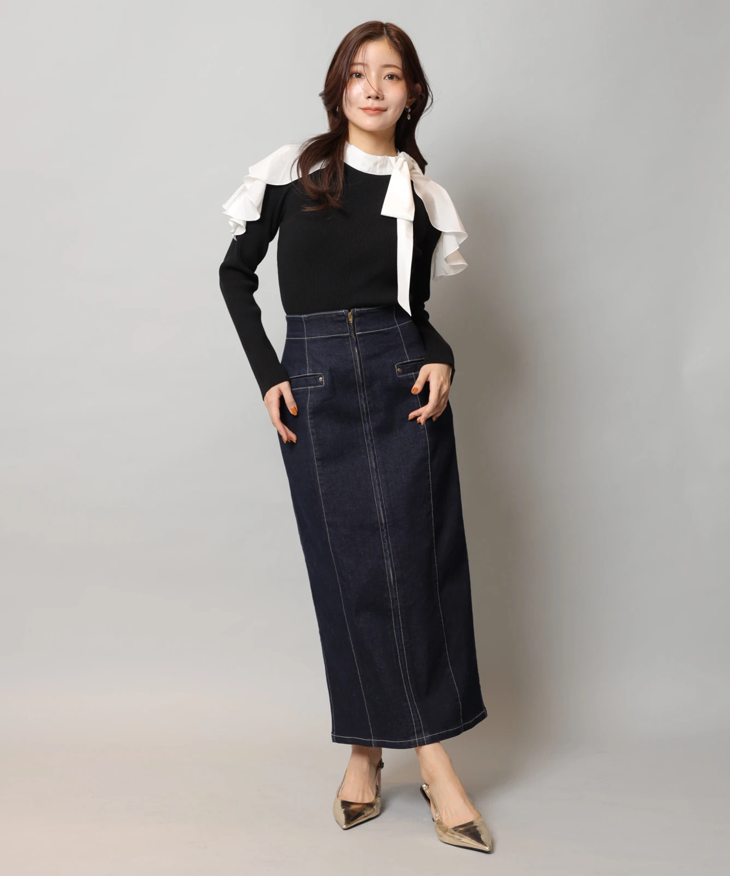 apuweiser riche スカート ポケットディティールタイトスカート（スカート）｜Apuweiser-riche