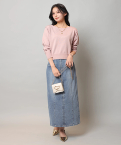 Apuweiser-riche(アプワイザー・リッシェ) |デニムタイトスカート