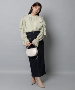 Apuweiser-riche(アプワイザー・リッシェ) |デニムタイトスカート