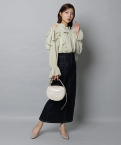 Apuweiser-riche(アプワイザー・リッシェ) |デニムタイトスカート