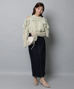 Apuweiser-riche(アプワイザー・リッシェ) |デニムタイトスカート