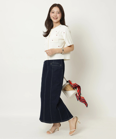 Apuweiser-riche(アプワイザー・リッシェ) |デニムタイトスカート