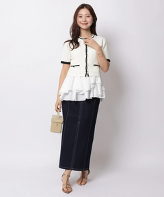 Apuweiser-riche(アプワイザー・リッシェ) |デニムタイトスカート