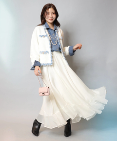 Apuweiser-riche(アプワイザー・リッシェ) |エアリー切替スカート