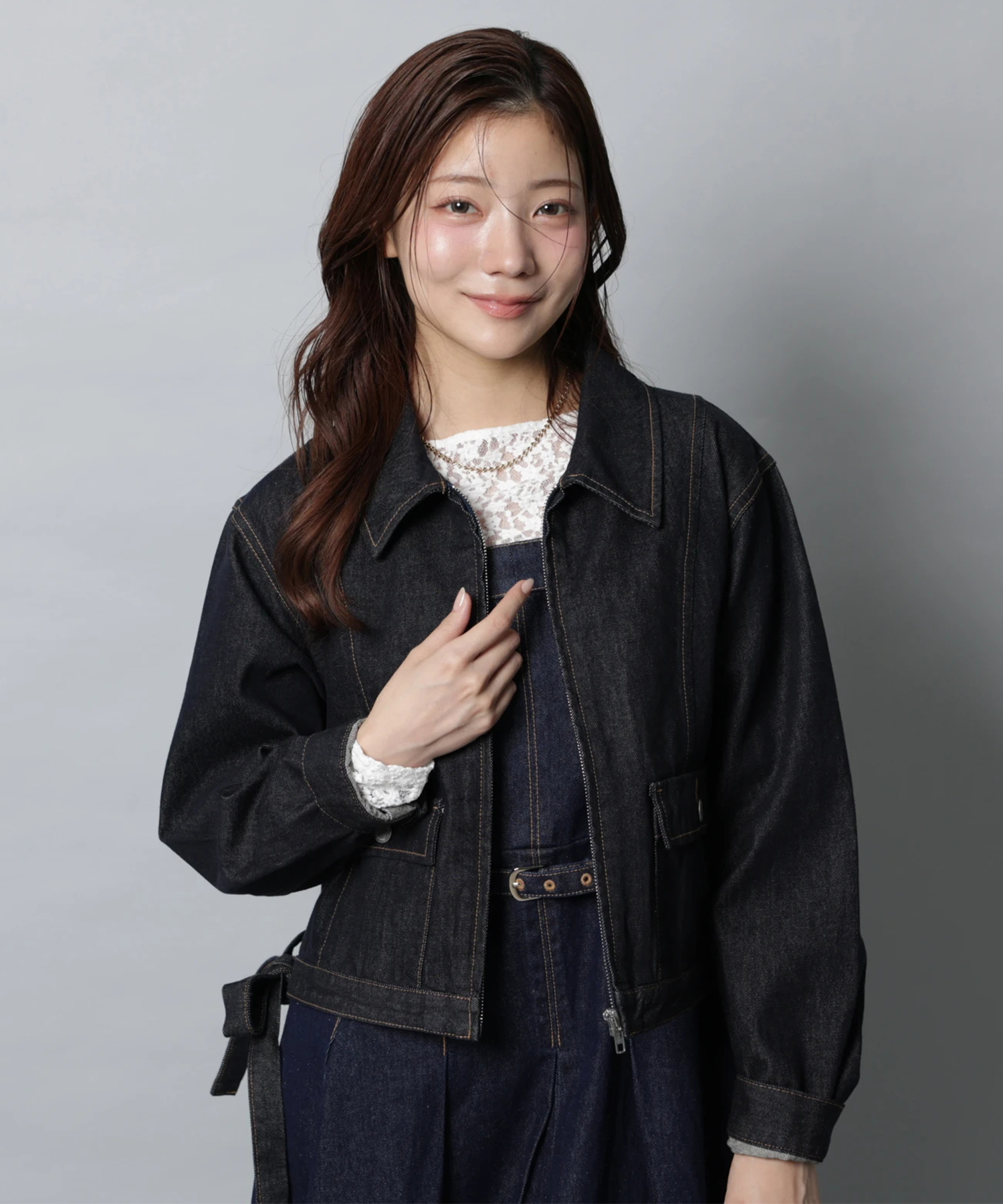 アプワイザーリッシェ　新品　ステンカラージャコット アプワイザーリッシェ ステンカラーショートコート ジャコット - メルカリ